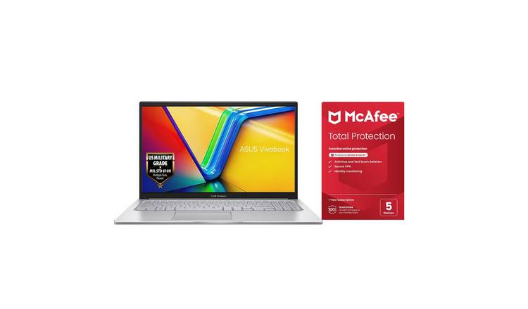 ASUS Vivobook 15 15.6in i3 8GB 512GB Laptop Bundle - Silver
