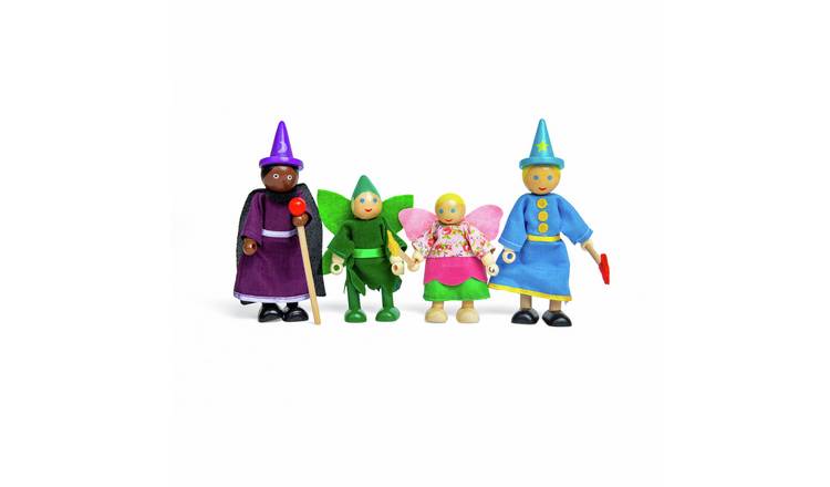 Bigjigs Toys Wooden Fantasy Dolls Set