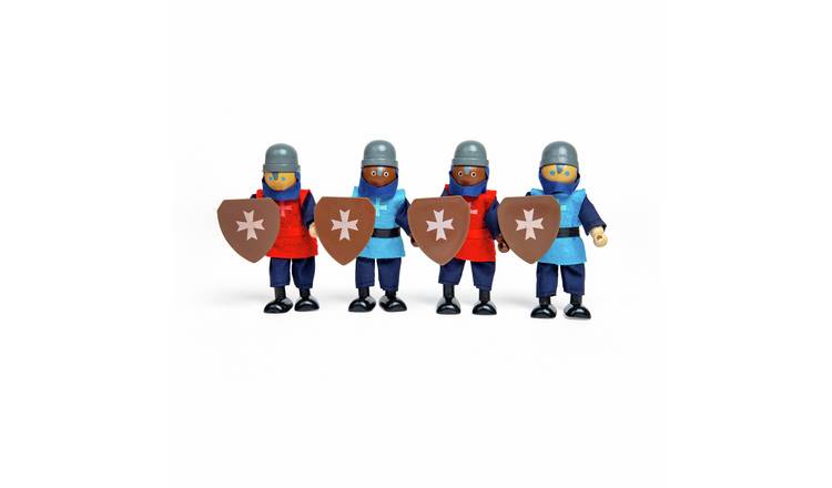 Bigjigs Toys Wooden Knight Toys Set