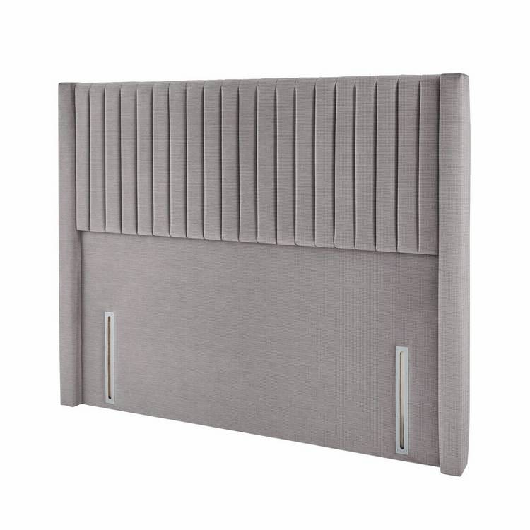 Silentnight Slumber Fabric Double Headboard - Light Grey 0