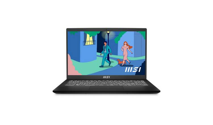 MSI Modern 15 15.6in R7 8GB 512GB Laptop - Black