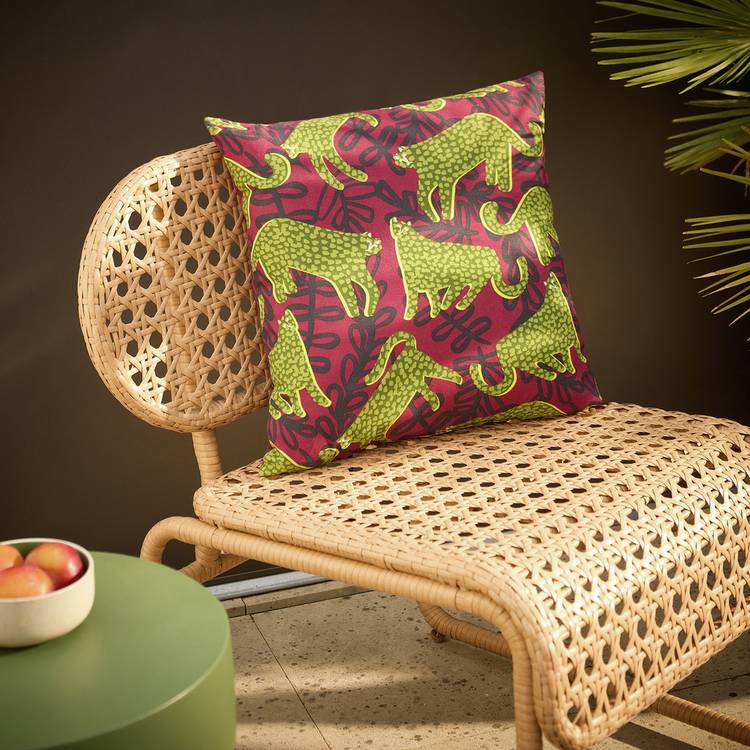 Habitat Leopard Print Outdoor Cushion 0