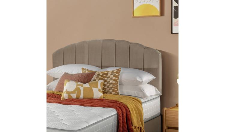 Silentnight Merlin Fabric Single Headboard - Mink