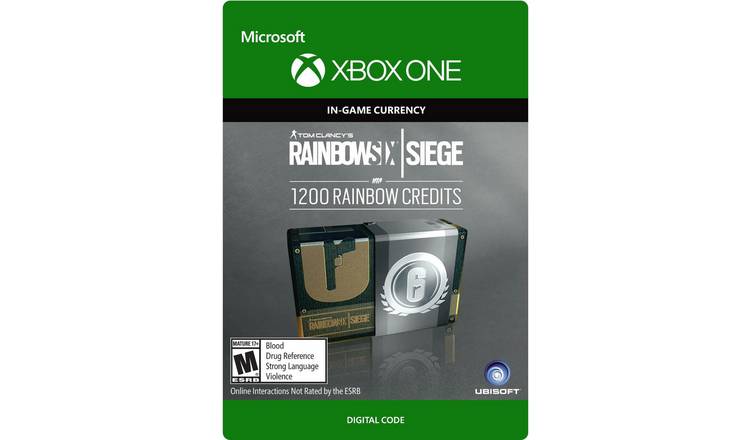 Rainbow Six Siege 1200 Credits Xbox One Digital Download