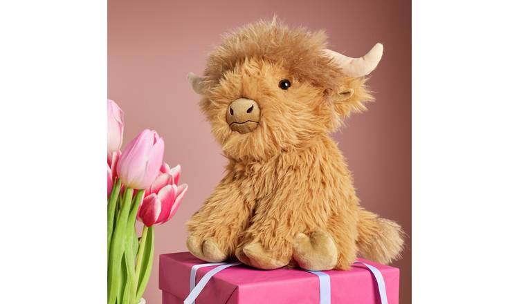 Argos Home Highland Cow Soft Toy