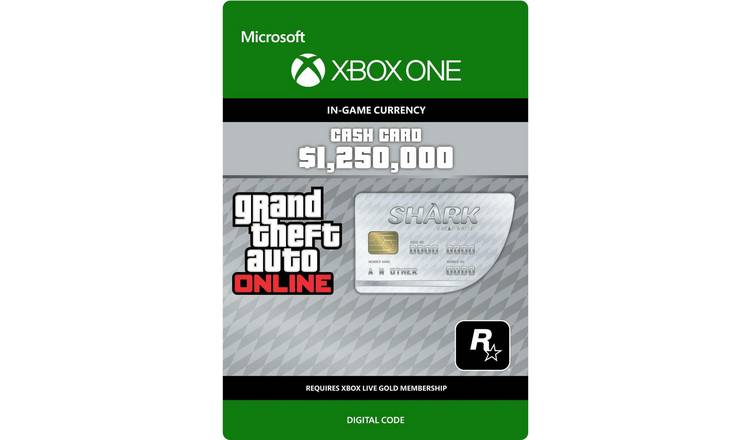 Buy GTA 5 Great White Shark Cash Card Xbox One Digital