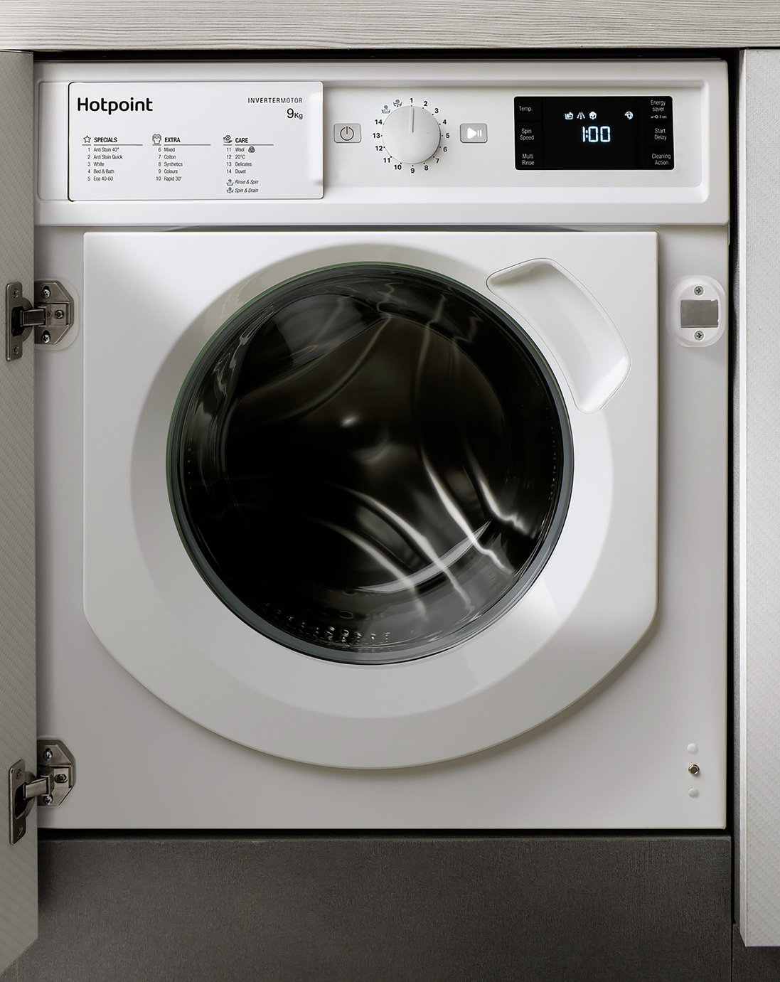 Hotpoint BIWMHG91484 9KG Integrated Washing Machine Reviews Updated