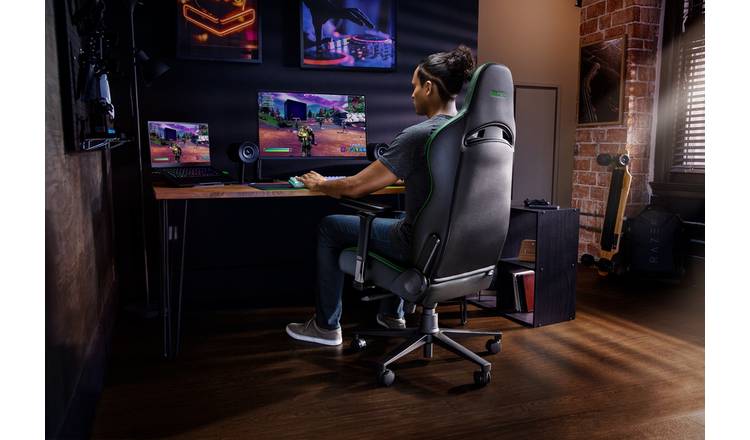 Razer Enki Leather Office Gaming Chair - Black