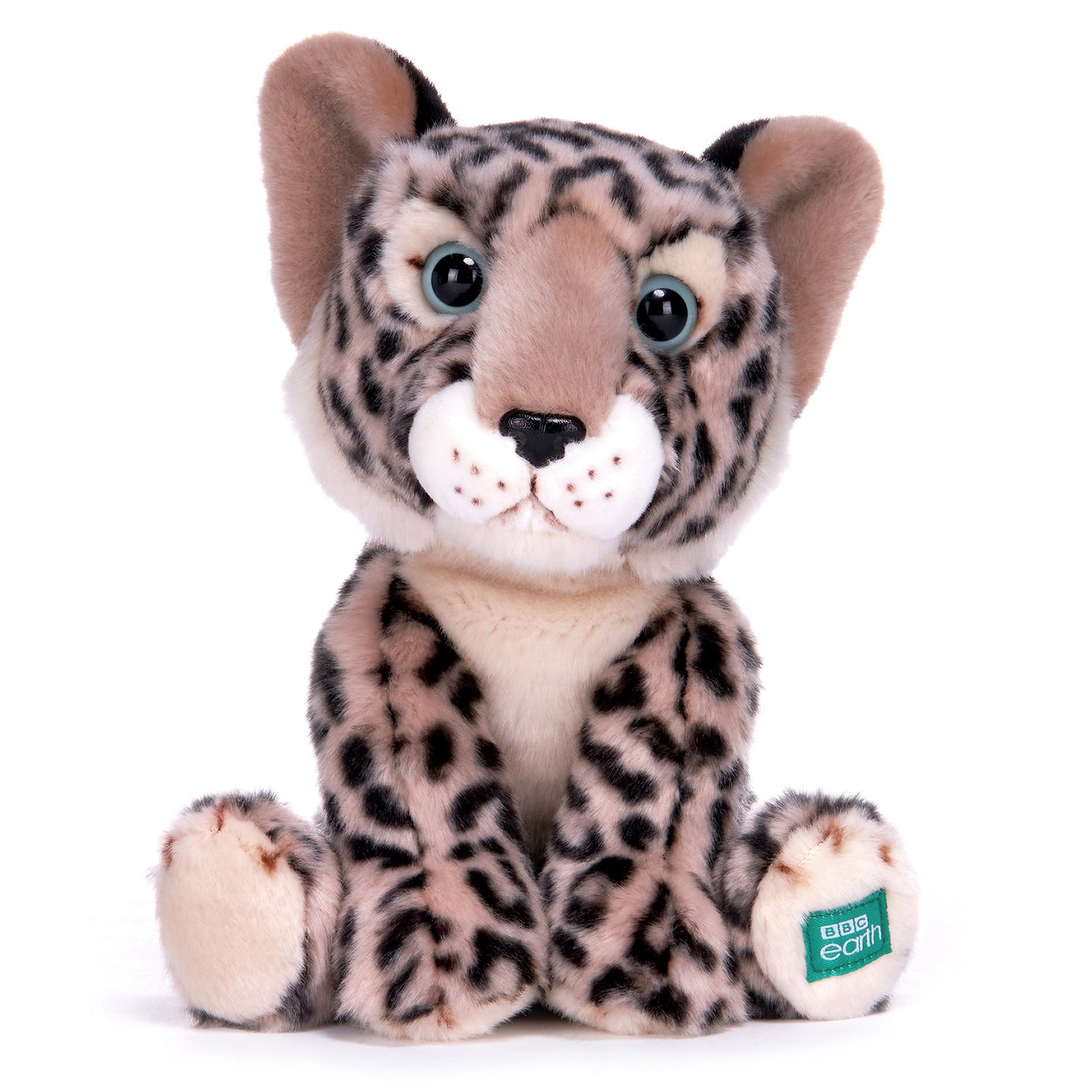 large snow leopard soft toy