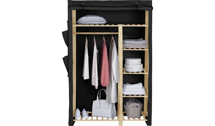 Argos home deals covered single wardrobe