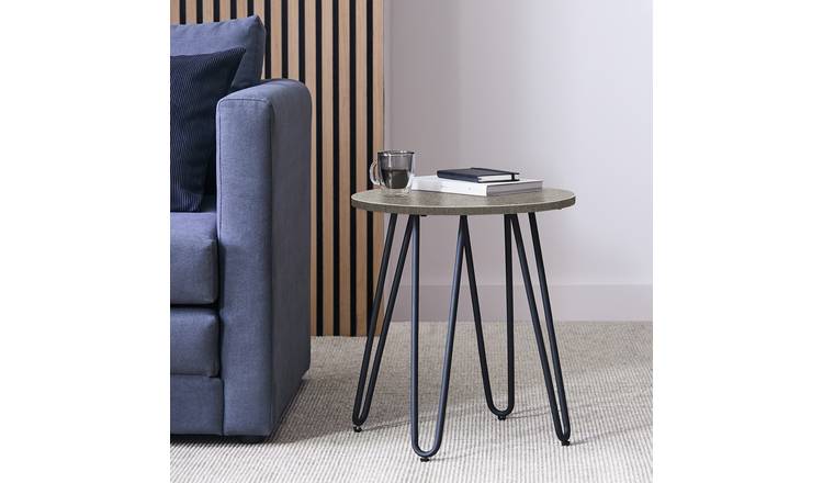 Argos Home Porter Side Table - Grey