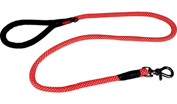 Kong Rope Small to Medium 1.5m Dog Lead - Red