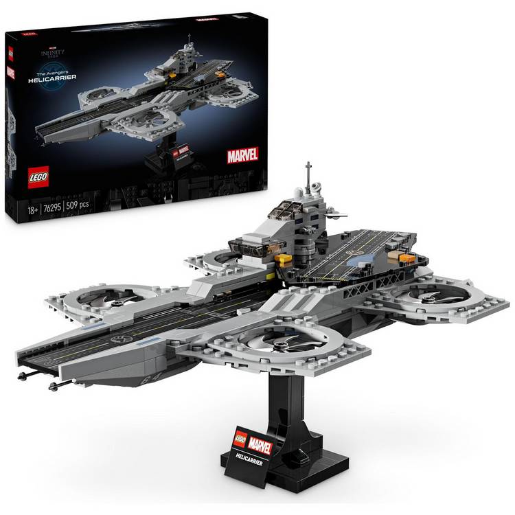 LEGO Marvel The Avengers Helicarrier Aircraft 76295 0