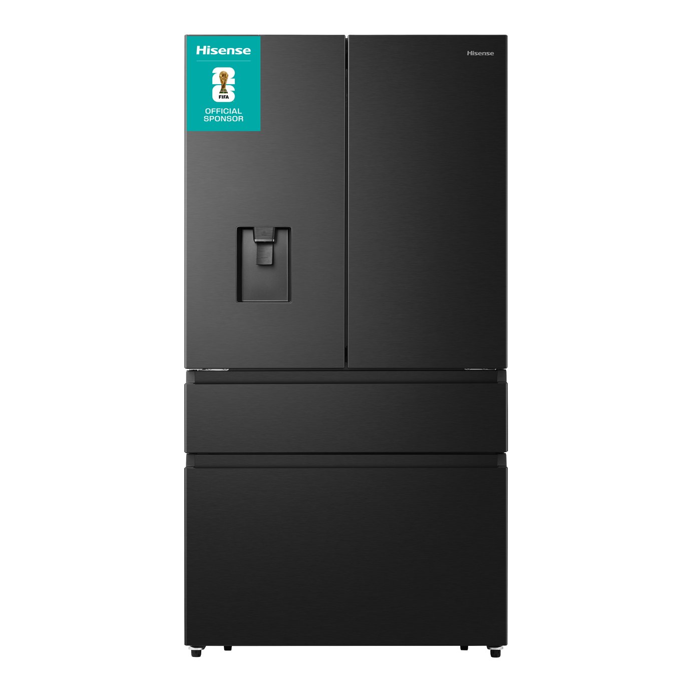 Buy Hisense RF749N4SWFE American Fridge Freezer - Black | Fridge