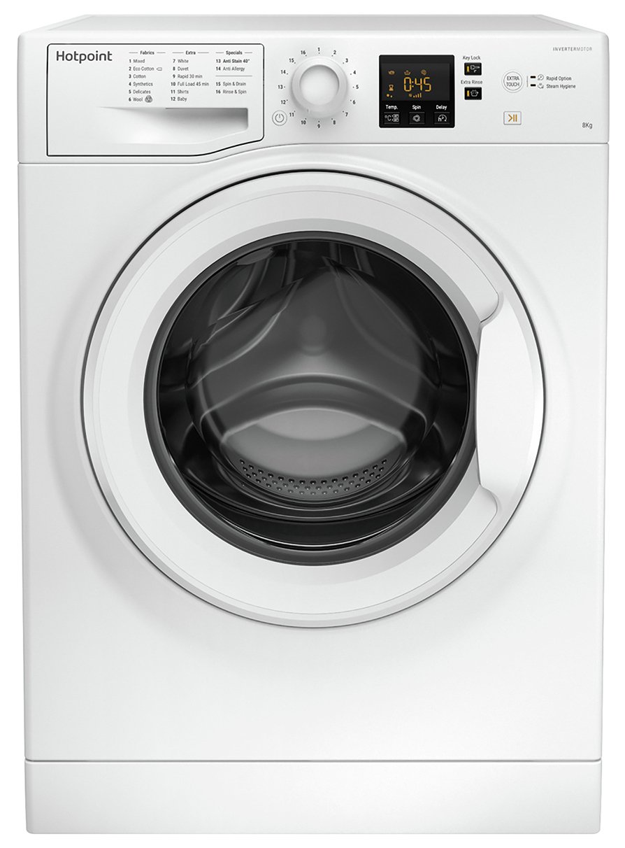 Hotpoint NSWM863CW 8KG 1600 Spin Washing Machine Review