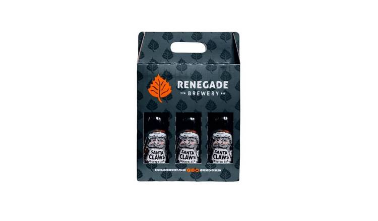 Renegade Santa Claws Winter Ale 3 bottle Gift Set