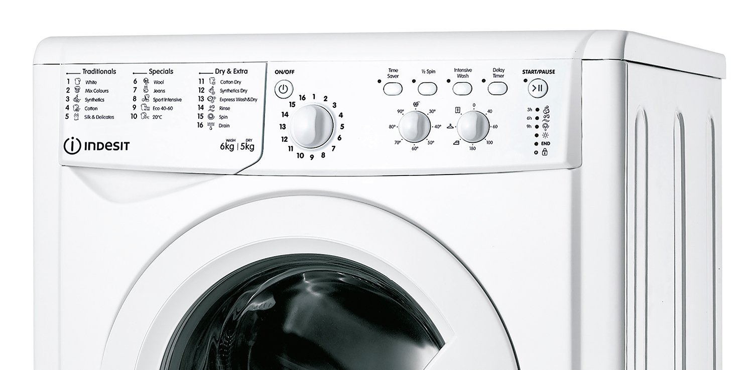 Indesit IWDC 65125 6KG/5KG 1200 Spin Washer Dryer Review