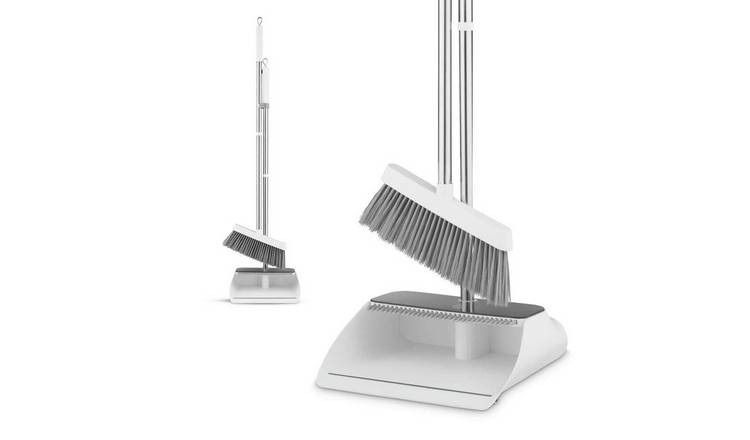 Swan Elevate Long Handled Dustpan and Brush Set
