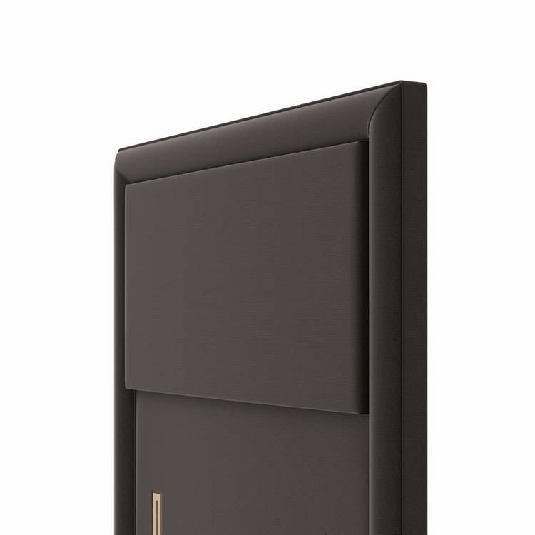 Silentnight Palermo Fabric Superking Headboard - Charcoal 0