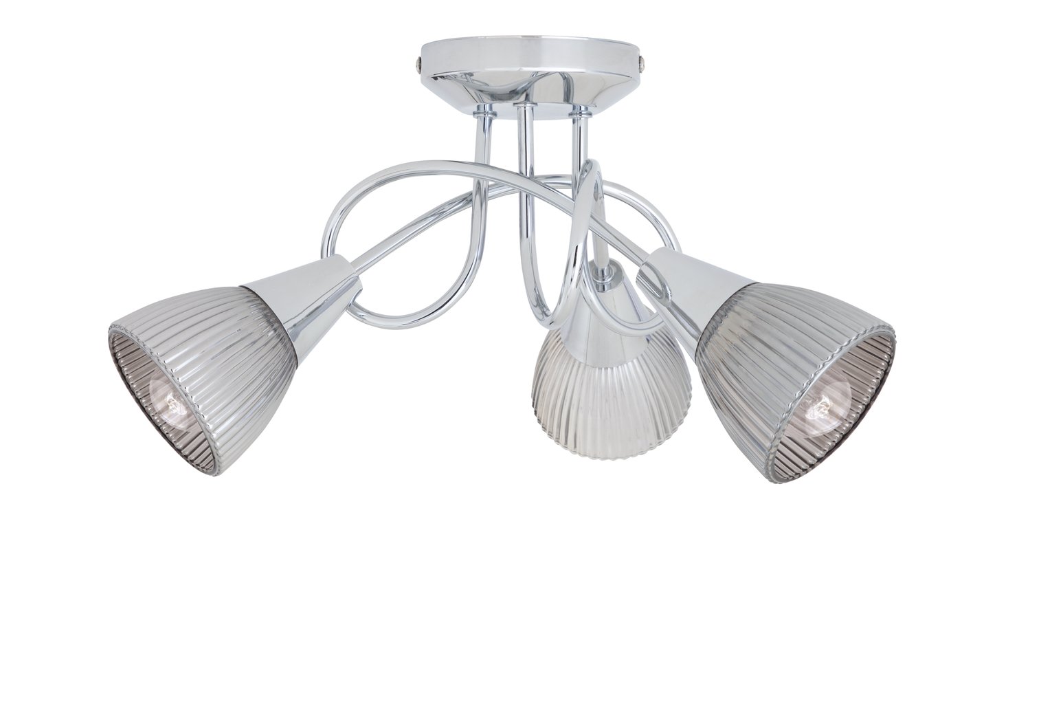 Argos Home Ribbed Curico 3 Light Ceiling Light Review