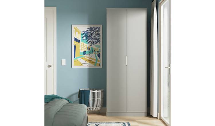 Welcome Orillia 2 Door Wardrobe - Grey