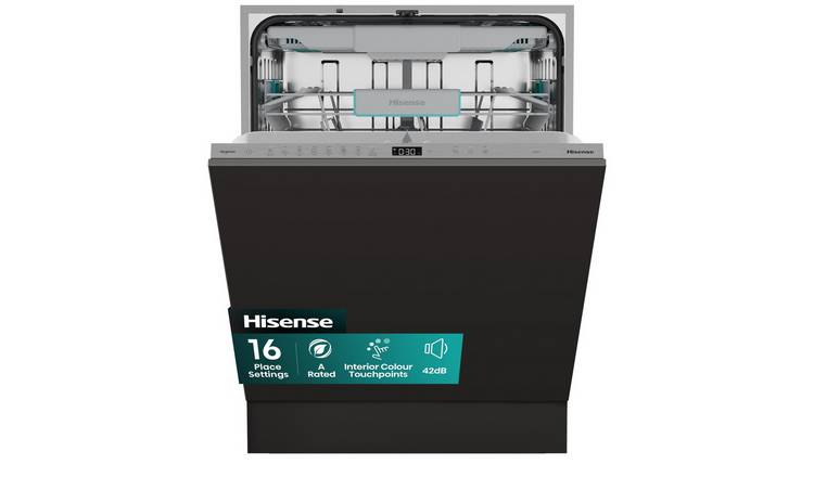 Hisense HV673A60UK 16 Full Size WIFI Built in Dishwasher