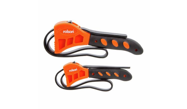 Rolson 2 Piece Strap Wrench Set