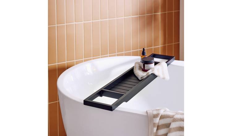 Habitat Bamboo Bath Bridge - Black