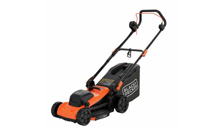 Black+Decker BEMWP340-GB 34cm Corded Rotary Lawnmower -1400W