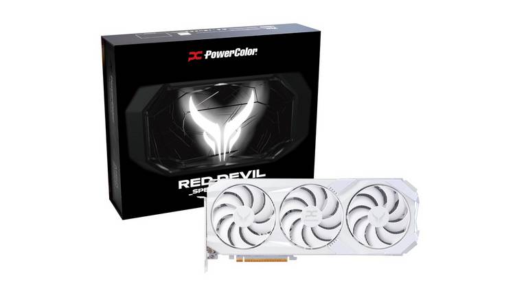 PowerColour Radeon RX 9070 XT 16 GB Graphics Card - White