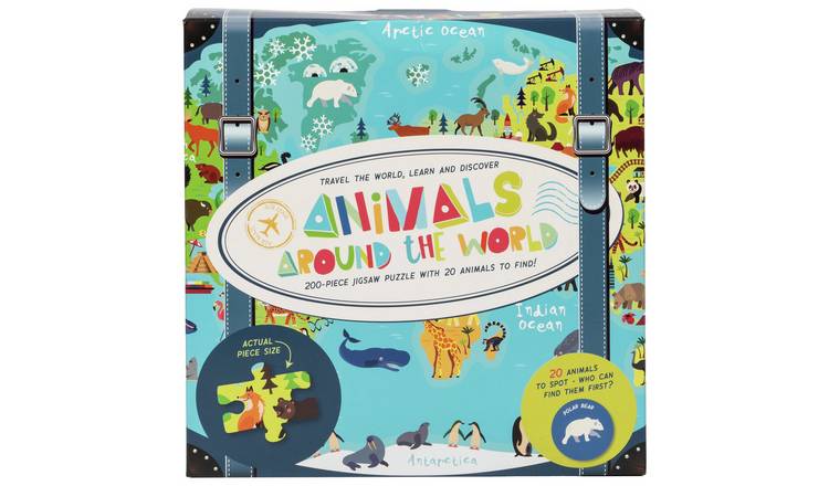 Professor Puzzle Animals Around The World Jigsaw Puzzle