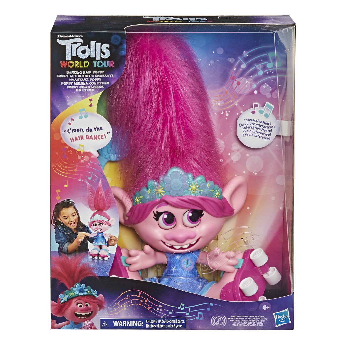 DreamWorks Trolls World Tour Dancing Hair Poppy Doll Reviews - Updated ...