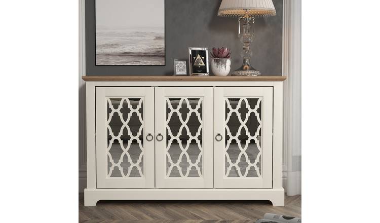 GFW Honiton 3 Door Sideboard - Ivory