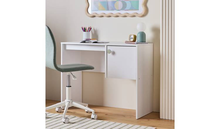 Argos Home Juno Kids 2 Drawer Desk - White