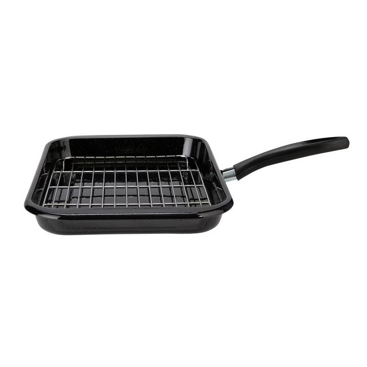 Argos Home Rectangualr Enamel Grill Pan 0
