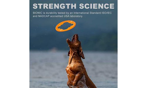 Bionic Toss N Tug Turbo Pet Toy - Orange