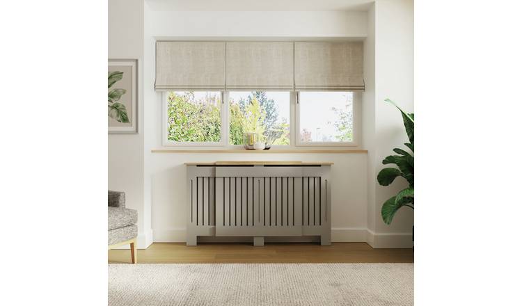 GFW Longslow Adjustable Radiator Cover - Grey