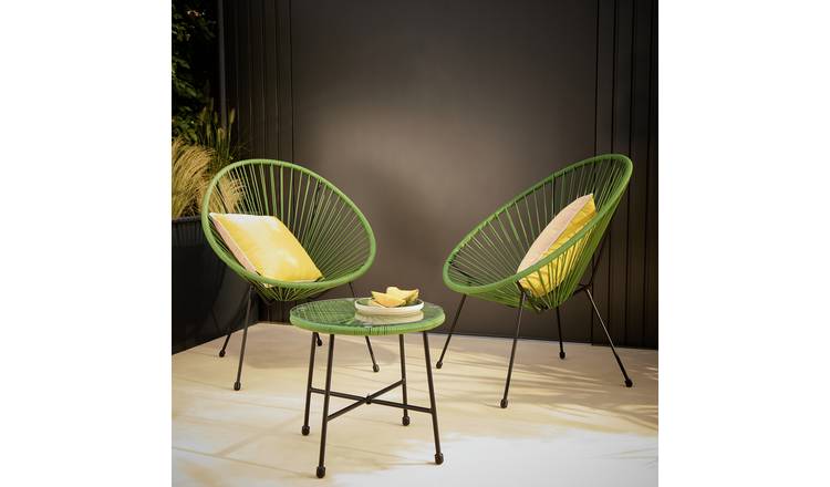Argos Home Serenity 2 Seater Metal Garden Bistro Set - Green