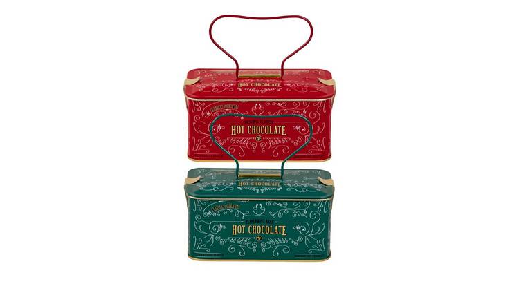 Vintage Marque Hot Chocolate Duo Tins -Original & Peppermint