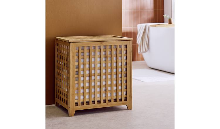 Habitat 100L Wood Storage Bin - Natural