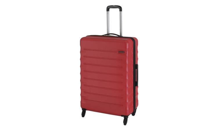 Buy Featherstone 4 Wheel Hard Large Suitcase - Red | Suitcases | Argos