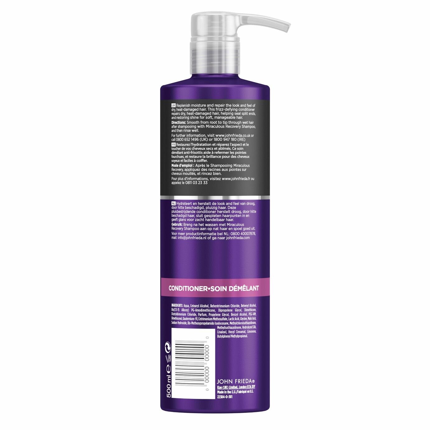 John Frieda Frizz Ease Miracle Restoring Conditioner 500ml Review