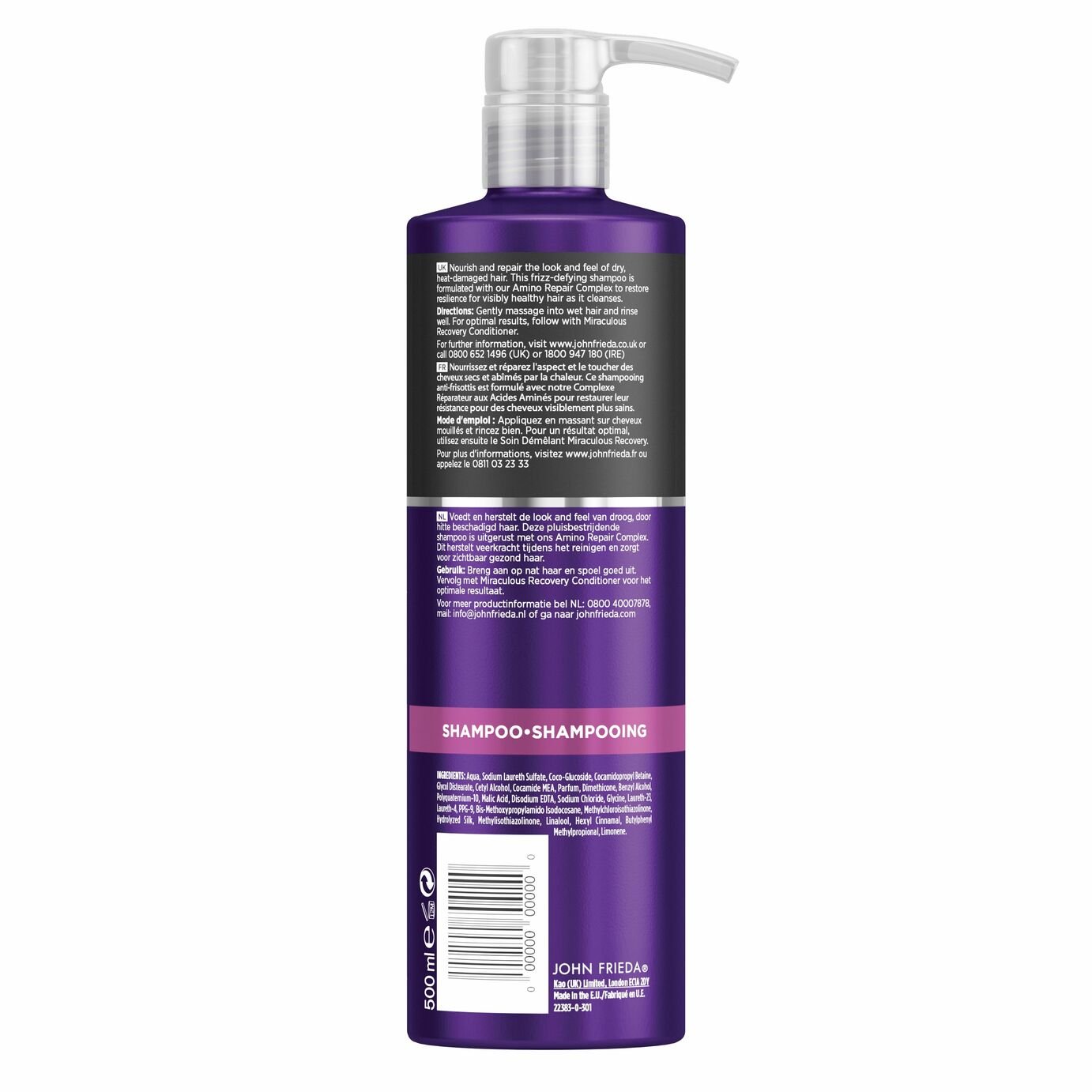 JOhn Fieda Fizz Ease Miracle Recovery Shampoo 500ml Review