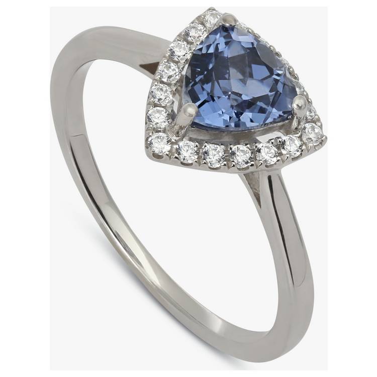 Revere Sterling Silver Tanzanite Gemstone Ring -  U 0