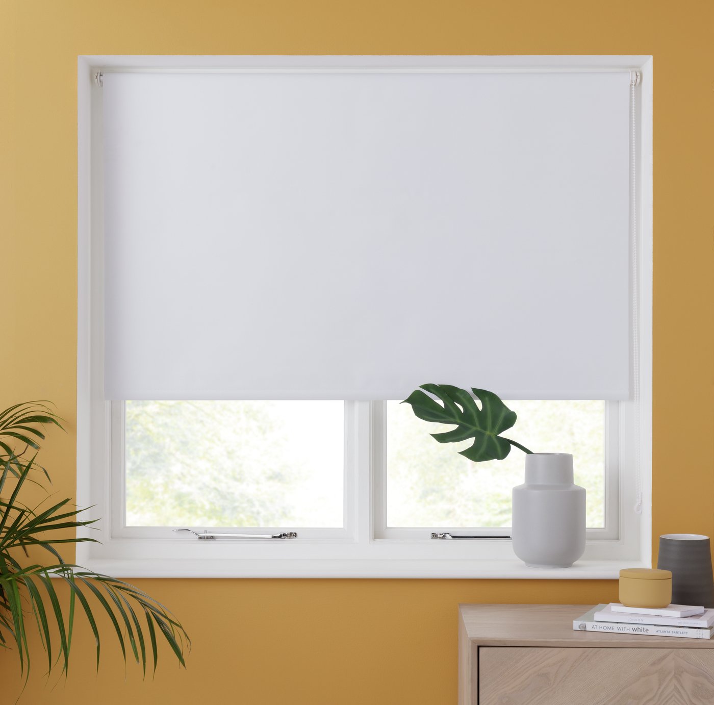 Argos Home Blackout Roller Blind - 6ft - White