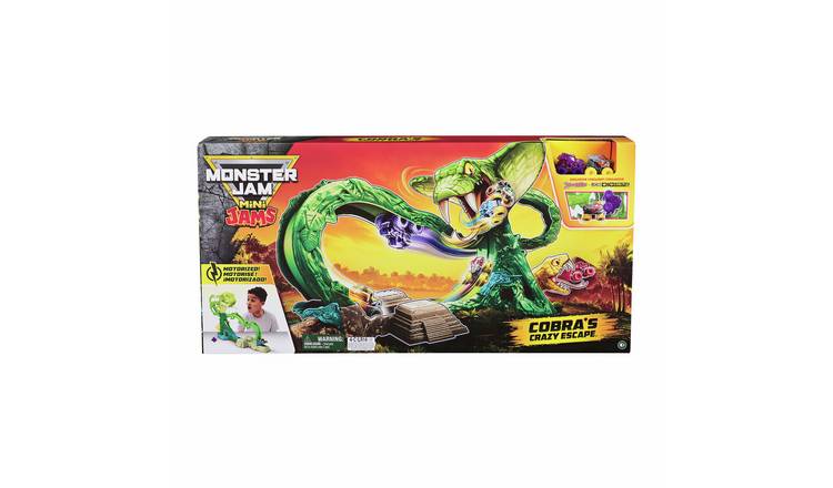 Monster Jam Mini Jams Cobra's Crazy Escape Playset