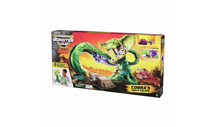 Buy Monster Jam Mini Jams Cobra's Crazy Escape Playset | Toy cars