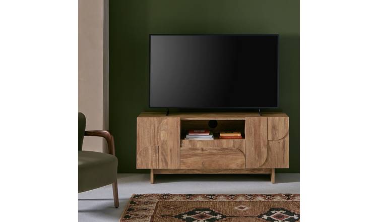 Habitat Yassica 2 Door 1 Drawer TV Unit - Oak