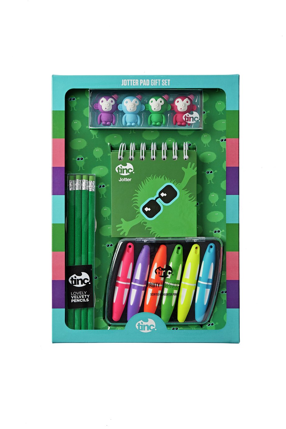 Tinc Jotter Pad Gift Set - Green