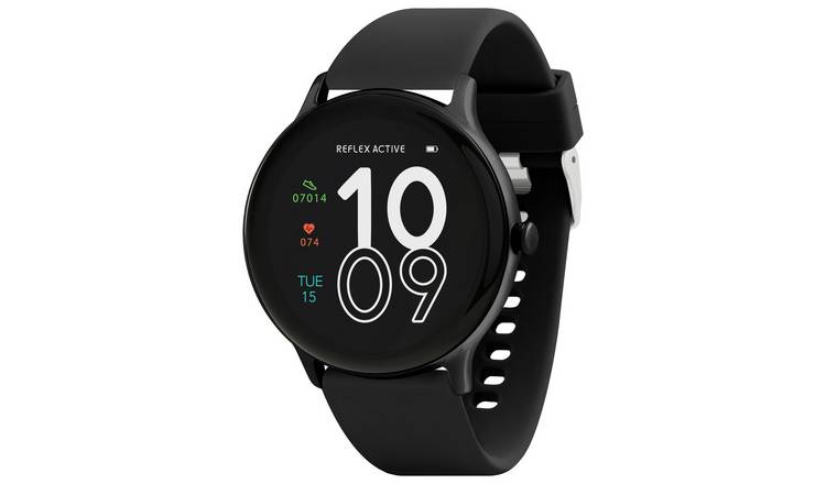 Reflex Active Series 22 Black Calling Smart Watch